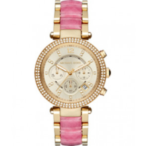 Uhrenarmband Michael Kors MK6363 Stahl Vergoldet 20mm