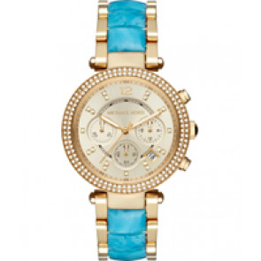Uhrenarmband Michael Kors MK6364 Stahl Zweifarbig 20mm