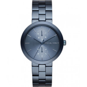 Uhrenarmband Michael Kors MK6410 Stahl Blau 18mm