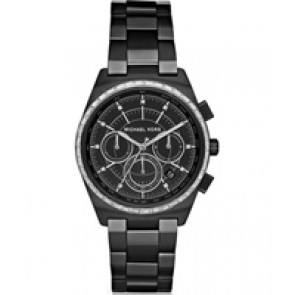 Uhrenarmband Michael Kors MK6423 Stahl Schwarz 20mm