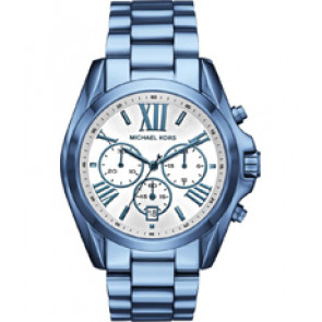 Uhrenarmband Michael Kors MK6488 Stahl Blau 20mm