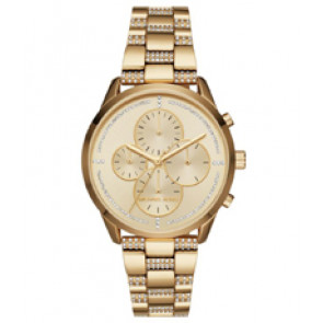 Uhrenarmband Michael Kors MK6519 Stahl Vergoldet 20mm