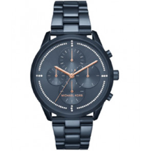 Uhrenarmband Michael Kors MK6522 Stahl Blau 20mm