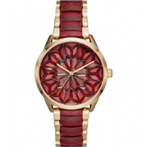 Uhrenarmband Michael Kors MK6524 Stahl Rot 20mm