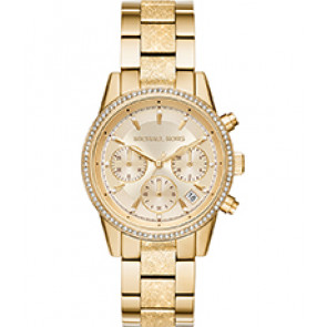 Uhrenarmband Michael Kors MK6597 Stahl Vergoldet 18mm