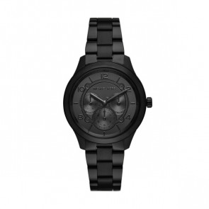 Uhrenarmband Michael Kors MK6608 Stahl Schwarz 18mm