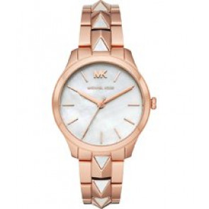 Uhrenarmband Michael Kors MK6671 Stahl Rosé 18mm