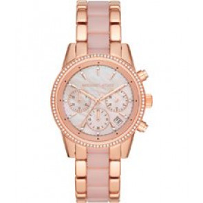 Uhrenarmband Michael Kors MK6769 Rostfreier Stahl Rosé 18mm