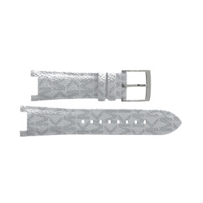 Uhrenarmband Michael Kors MK7226 Leder Weiss 21mm
