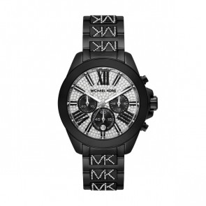Uhrenarmband Michael Kors MK7306 Stahl Schwarz 20mm