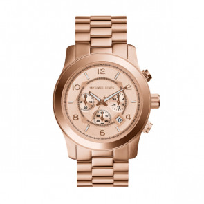 Uhrenarmband Michael Kors MK8096 Stahl Rosé 24mm