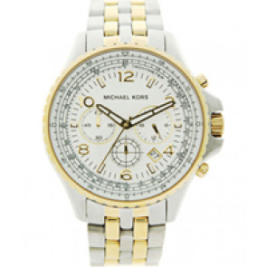 Uhrenarmband Michael Kors MK8135 Stahl Zweifarbig 24mm