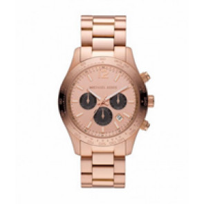 Uhrenarmband Michael Kors MK8186 Stahl Rosé 22mm