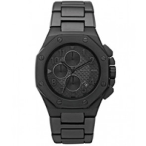 Uhrenarmband Michael Kors MK8198 Stahl Schwarz 28mm