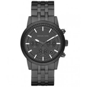 Uhrenarmband Michael Kors MK8274 Stahl Anthrazitgrau 22mm