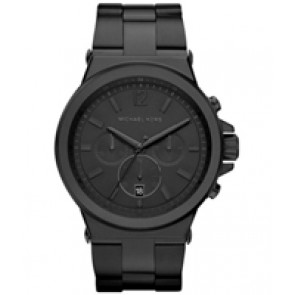 Uhrenarmband Michael Kors MK8279 Stahl Schwarz 28mm