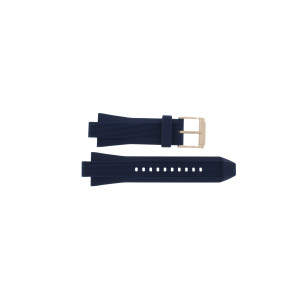 Uhrenarmband Michael Kors MK8295 / Dylan Kautschuk Blau 13mm