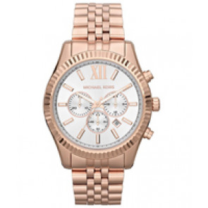 Uhrenarmband Michael Kors MK8313 Stahl Rosé 22mm