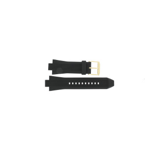Uhrenarmband Michael Kors MK8325 / Dylan Kautschuk Schwarz 13mm