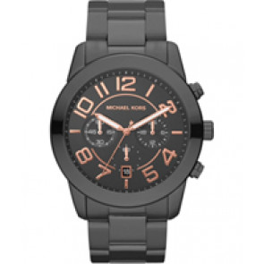 Uhrenarmband Michael Kors MK8330 Stahl Grau 24mm