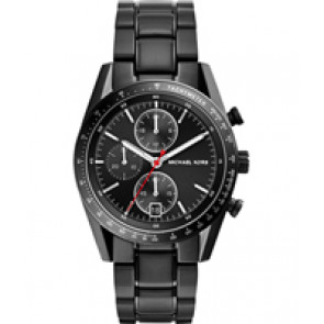 Uhrenarmband Michael Kors MK8386 Stahl Schwarz 22mm