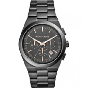 Uhrenarmband Michael Kors MK8403 Stahl Anthrazitgrau 27mm