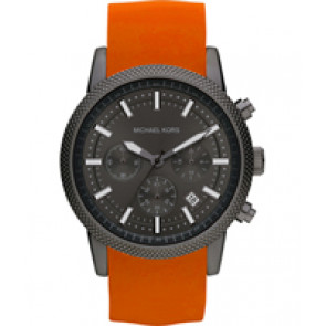 Uhrenarmband Michael Kors MK8411 Silikon Orange 22mm