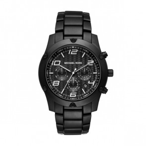 Uhrenarmband Michael Kors MK8473 Stahl Schwarz 24mm