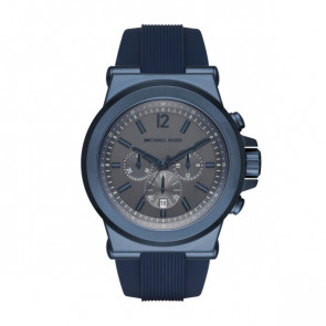 Uhrenarmband Michael Kors MK8493 Kautschuk Blau