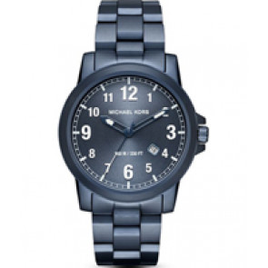 Uhrenarmband Michael Kors MK8533 Stahl Blau 22mm