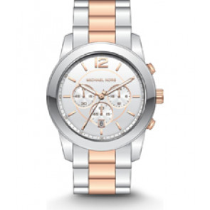 Uhrenarmband Michael Kors MK8581 Stahl Zweifarbig 24mm