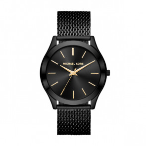 Uhrenarmband Michael Kors MK8607 Stahl Schwarz 22mm