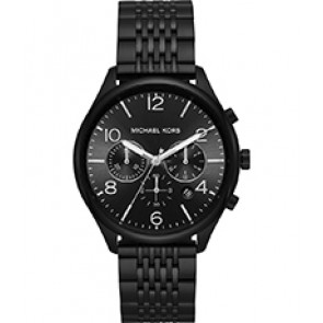 Uhrenarmband Michael Kors MK8640 Stahl Schwarz 20mm