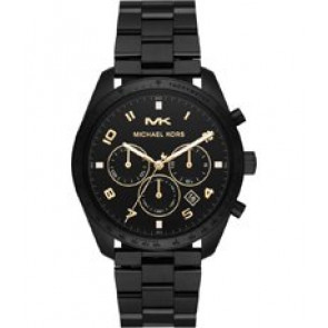 Uhrenarmband Michael Kors MK8684 Stahl Schwarz 22mm
