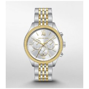 Uhrenarmband Michael Kors MK8694 Stahl Zweifarbig 18mm