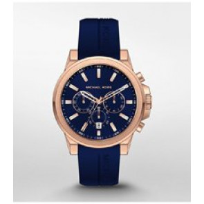 Uhrenarmband Michael Kors MK8698 Silikon Blau 20mm