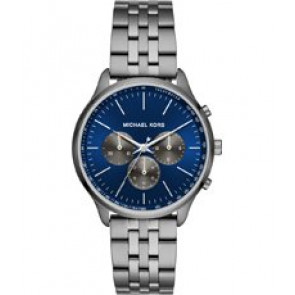 Uhrenarmband Michael Kors MK8724 Rostfreier Stahl Anthrazitgrau 20mm