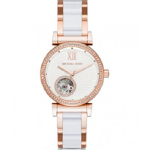 Uhrenarmband Michael Kors MK9015 Stahl Rosé 16mm