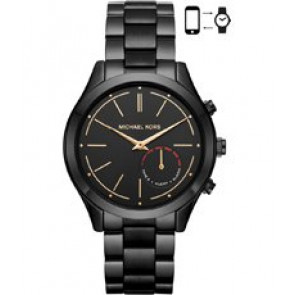 Uhrenarmband Michael Kors MKT4003 Stahl Schwarz 20mm