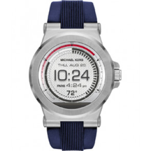 Uhrenarmband Michael Kors MKT5008 Kautschuk Blau 13mm