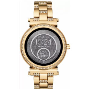 Uhrenarmband Michael Kors MKT5023 Stahl Vergoldet 18mm