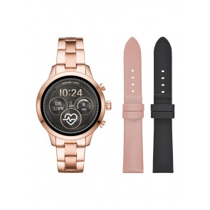 Uhrenarmband Michael Kors MKT5054 Stahl Rosé 18mm