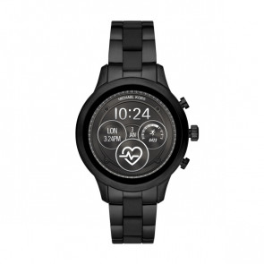 Uhrenarmband Michael Kors MKT5058 Stahl Schwarz 18mm