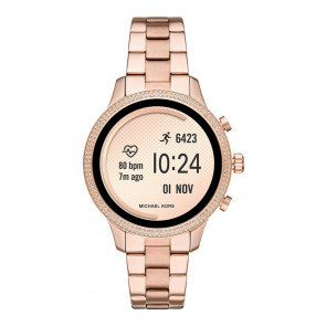 Uhrenarmband Michael Kors MKT5060 Stahl Rosé 18mm