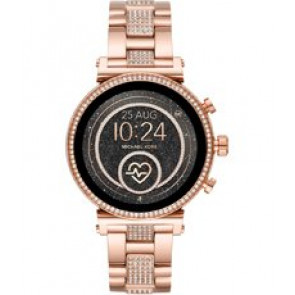 Uhrenarmband Michael Kors MKT5066 Rostfreier Stahl Rosé 18mm