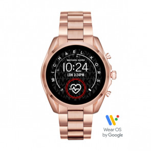 Uhrenarmband Michael Kors MKT5086 Stahl Rosé 22mm