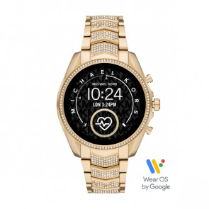 Uhrenarmband Michael Kors MKT5115 Stahl Vergoldet 22mm