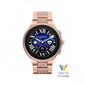 Uhrenarmband Smartwatch Michael Kors MKT5147 Stahl Rosé 22mm