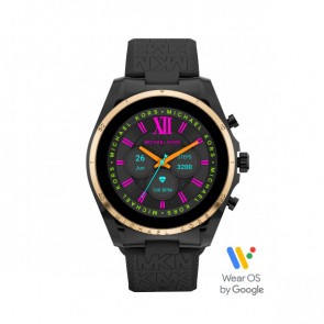 Uhrenarmband Smartwatch Michael Kors MKT5151 Kautschuk Schwarz 22mm