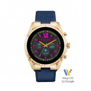 Uhrenarmband Smartwatch Michael Kors MKT5152 Kautschuk Blau 22mm